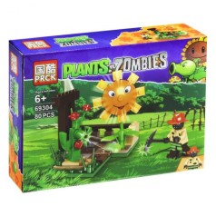 Конструктор "Plants vs Zombie", 80 дет