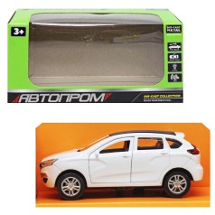 Машинка металлическая "Автопром", белая