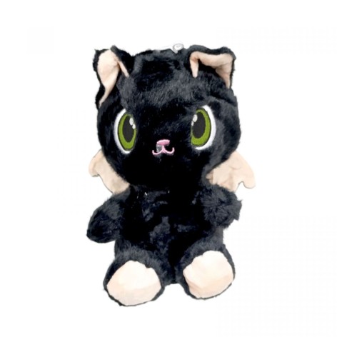 Котик с крыльями 25 см (ЧЕРНЫЙ)