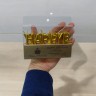 Свечи для торта "Надпись-Happy Birthday" золото(30964)