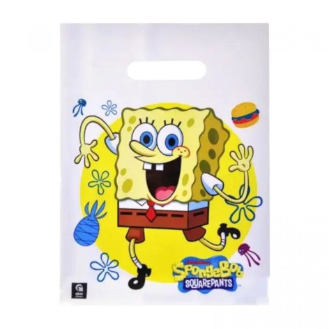 Пакет полиэтиленовый (M) "Губка Боб" 30x25,5 см