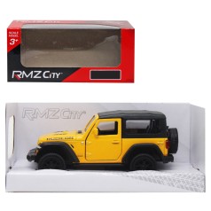 Машинка металлическая "Jeep Wrangler Rubicon", желтый