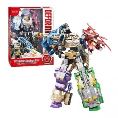 Трансформер 5 видов техники, которые собираются у одного большого робота, в коробке