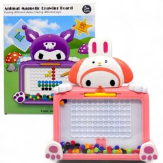 Магнитная мозаика "Sanrio" магнитная доска, стилус, карточки с заданиями