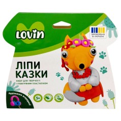 Набор для творчества с воздушным пластилином "ЛепиСказки" (ЛИСИЧКА)