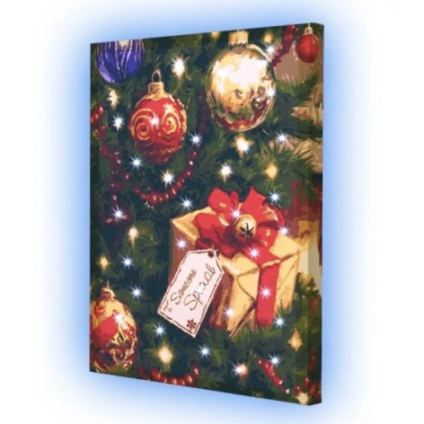 Картина по номерам со светодиодной подсветкой "Someone spesial" 40х50 см