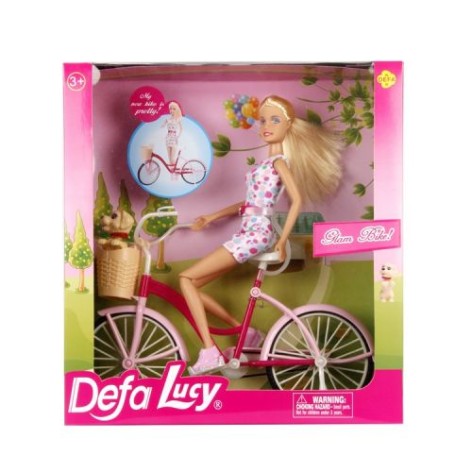 Ігровий набір "Лялька на велосипеді"