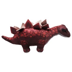 Мягкая игрушка "Стегозавр", бордовый
