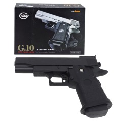 Страйкбольный пистолет "Galaxy Beretta G10", металлический