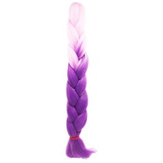Канекалон "Омбре" 60 см, розово-фиолетовый