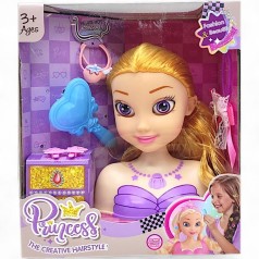 Манекен для причесок "Принцессы. Рапунцель" (15 см)