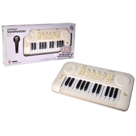 Піаніно на батарейках, з мікрофоном, (в коробці р.40,7x20,5x5 см)