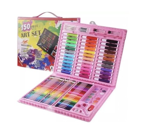Набор для творчества Artistic Set 150 предметов (розовый)