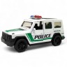 Машинка металлическая "АВТОПРОМ. MERCEDES-BENZ G-CLASS POLICE" (БЕЛАЯ)