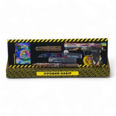 Игровой набор "BIG BOX Predator", деревянный - резинкострел, ножи, перчатки, брелок