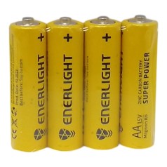 Батарейка сольова ENERLIGHT R-6 SP-4 AA, 4 штуки
