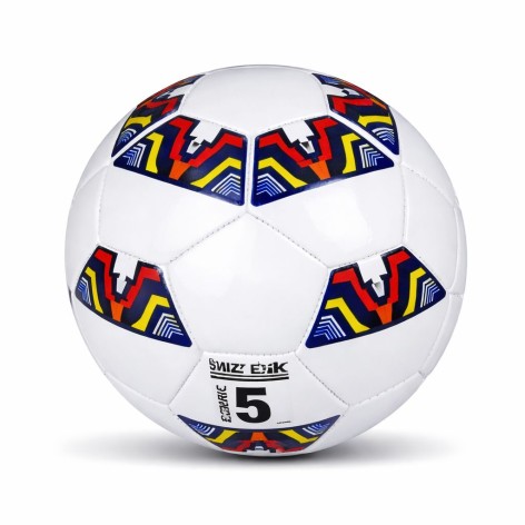Мяч футбольный №5, PVC (Бело-разноцветный)