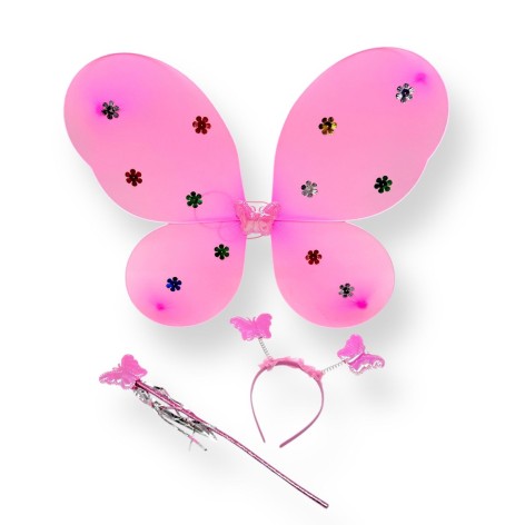 Крылья бабочки с обручем (РОЗОВАЯ)