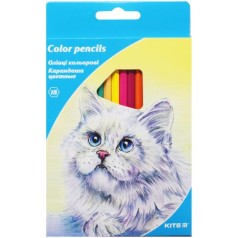 Цветные карандаши "Животные", 18 шт