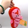 Мягкая игрушка. Брелок "Стейк" 18 см