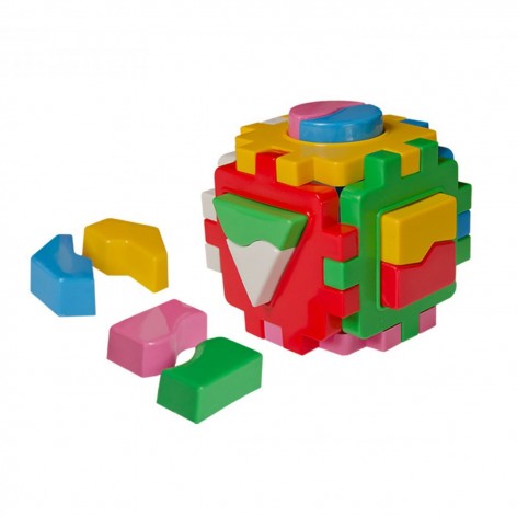 Игрушка куб "Умный малыш Логика 1 ТехноК" (сортер)