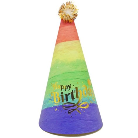Праздничный колпак детский "Happy birthday"