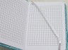 Блокнот на гумці к/з "Блискучий" 7,5*10,5см, 80л