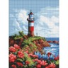 Алмазна мозаїка "Мальовничий край", 30х40 см