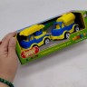 Mini Matiki коробка 2 (пожарная, водовоз), Набор детский BAMSIC (Красно-зеленый)