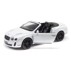 Машинка KINSMART "Bentley Continental Supersports Convert" (белая)