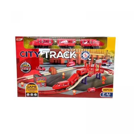 Железнодорожная Дорога (КРАСНАЯ) кор. 49х31*5х9*5 см.