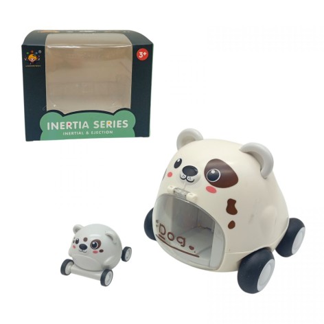 Трек машина, с малой машинкой (СОБАЧКА)