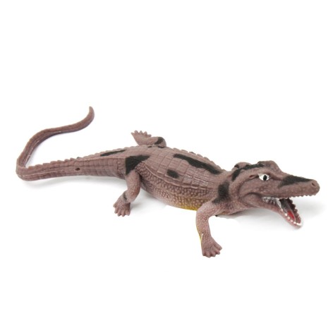 Іграшка-тягучка "Крокодил", коричнева