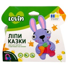 Набор для творчества с воздушным пластилином "ЛепиСказки" (ЗАЙЧИК)