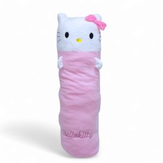 М'яка іграшка Подушка обіймашка аніме Sanrio Hello Kitty рожева 55 см
