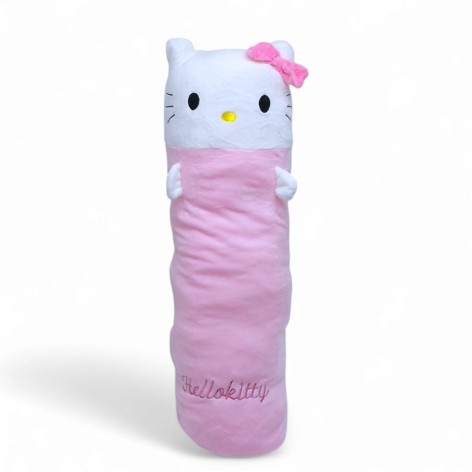 М'яка іграшка Подушка обіймашка аніме Sanrio Hello Kitty рожева 55 см