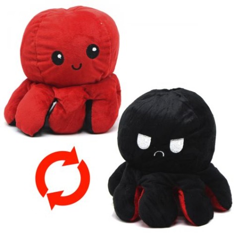Іграшка-перекрут "Mood octopus" великий, червоний