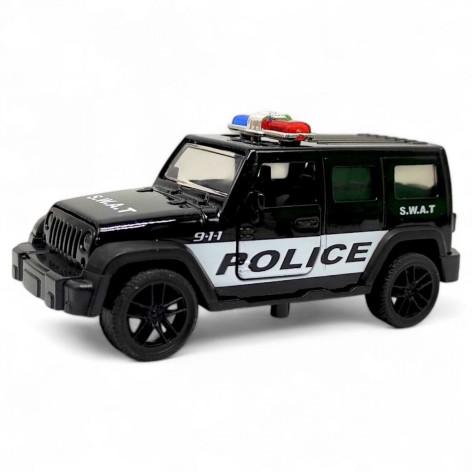Машинка металлическая "АВТОПРОМ. MERCEDES-BENZ G-CLASS POLICE" (ЧЕРНАЯ)