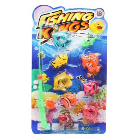 Магнитная рыбалка "Fishing Kings", 9 рыбок