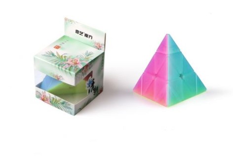Пірамідка Рубіка "Pyraminx Jelly Color" 3х3