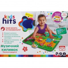 Килимок для малят муз. Kids Hits  KH05/003 (10шт) "Таємничі джунглі",батар,муз.світло,тактильні елементи, дзеркало, р-р80*60см., короб.48*31*6см