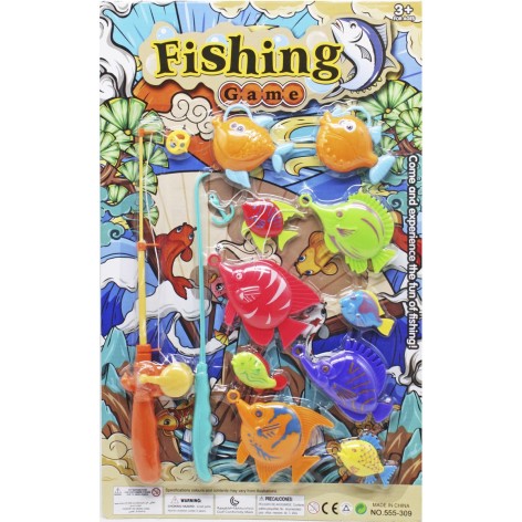 Магнитная рыбалка "Fishing game" (2 удочки)