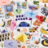 Настольная игра Strateg "Умный чемодан. Алфавит, цифры, вкусы, цвета", укр