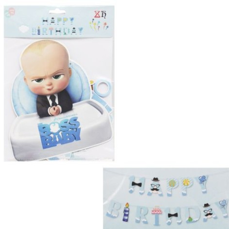 Гірлянда Happy Birthday: Boss Baby