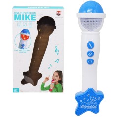 Микрофон мультифункциональный (голубой)