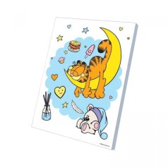 Набор для росписи по номерам 30х40 см "Сладкие сны Гарфилда"