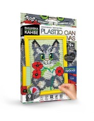 Вышивка на пластиковой канве "PLASTIC CANVAS: Котёнок"