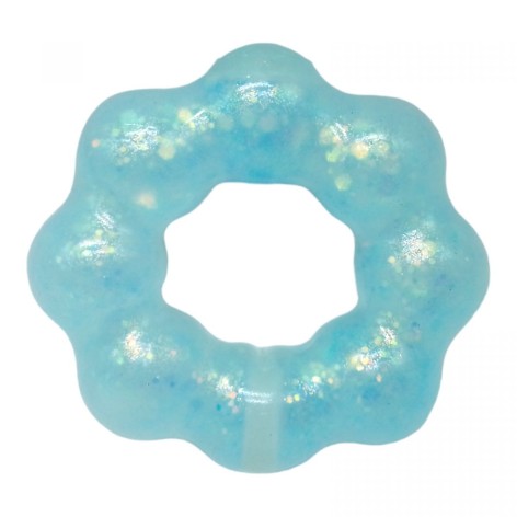 Браслет-антистресс с глиттером (голубой)