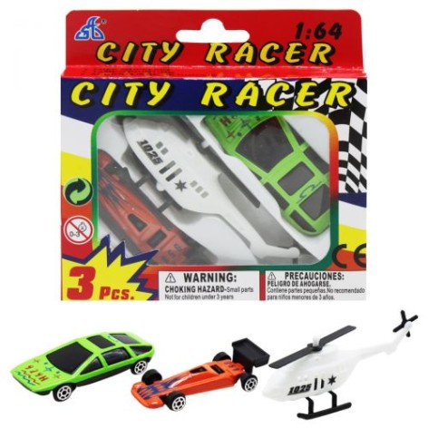 Ігровий набір міні транспорт "CITY RACER"