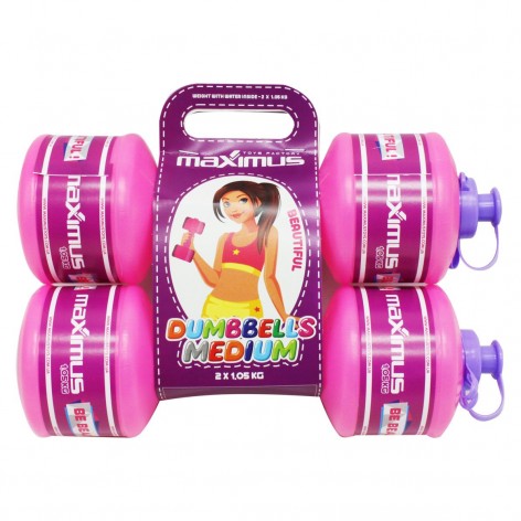 Гантели-бутылочки "Для девочки", 2 штуки (1,5 кг)